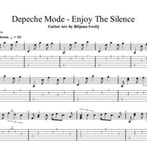 Depeche Mode - Enjoy The Silence - Guitar TAB